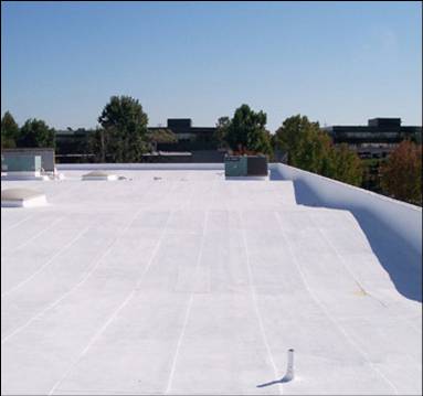 The SureCoat roof System over BUR