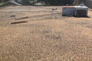 flat gravel roofs